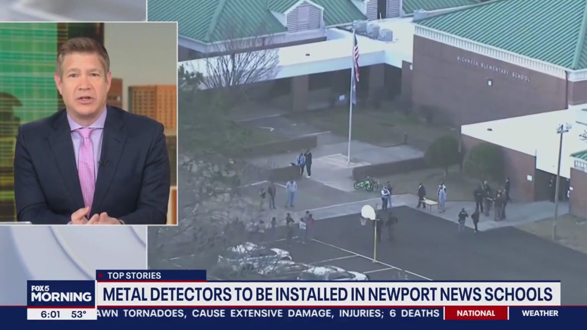 Metal detectors to be used in all Newport News schools after 6-year-old boy shot, wounded teacher